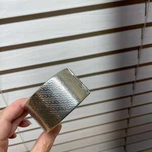 Silver Patterned Bracelet Cuff